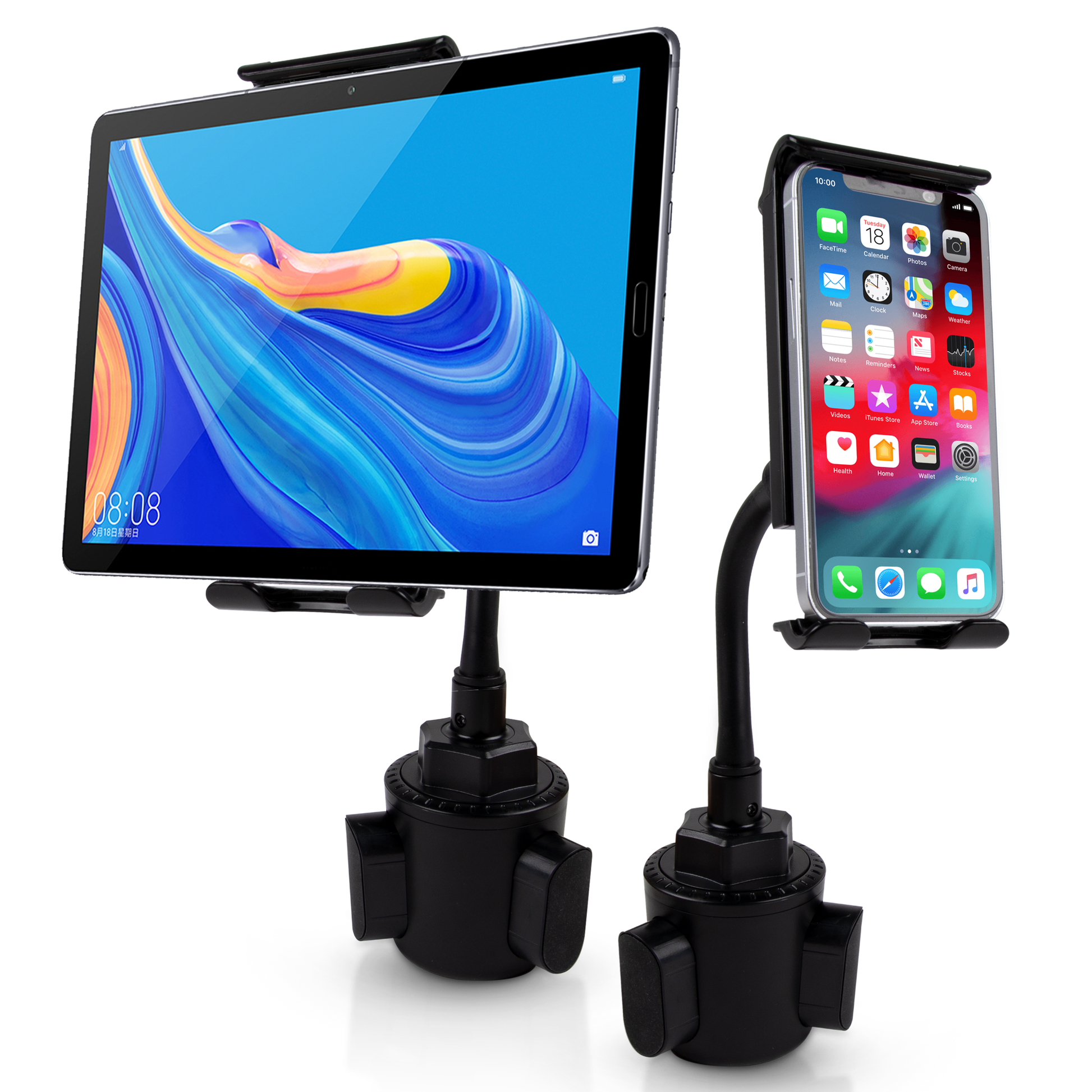Cup Car Mount Holder 2-In-1 Tablet and Smartphone-2